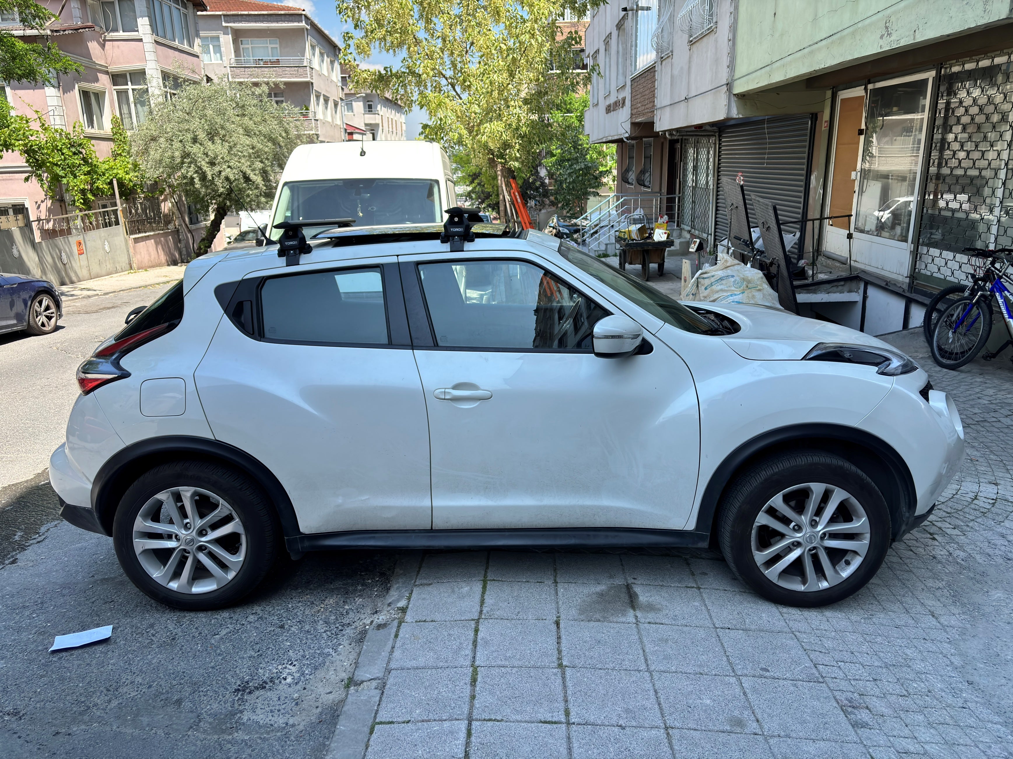 For Nissan Juke Roof Rack System Carrier Cross Bars Aluminum Black For Nissan Juke Roof Rack System Carrier Cross Bars Aluminum Black